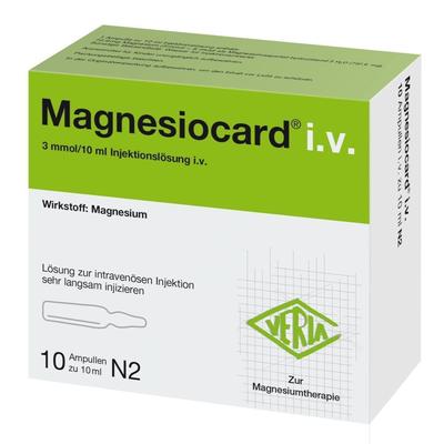 Magnesiocard i.v. Injektionslösung 10x10 ml