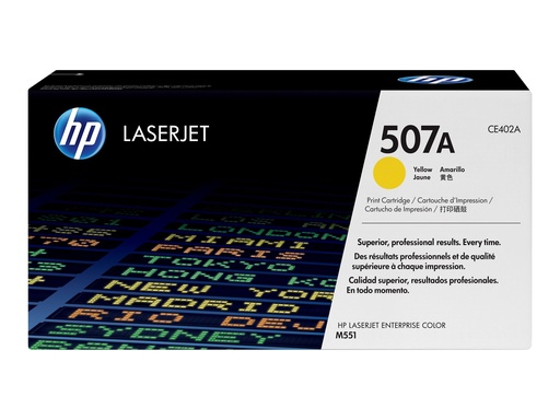 HP 507A - Gelb - original - LaserJet - Tonerpatrone (CE402A) (CE402A)