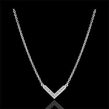 Edenly Collier Vielfalt - Eve - 18 Karat WeiÃŸgold und Diamanten
