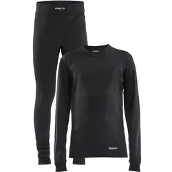 CRAFT Kinder Wäscheset CORE Dry Baselayer Set J, Größe 110 in Schwarz Schwarz