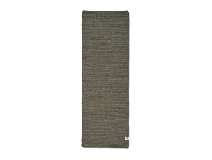 Classic Collection Merino Flurteppich Dark green, 80 x 250cm
