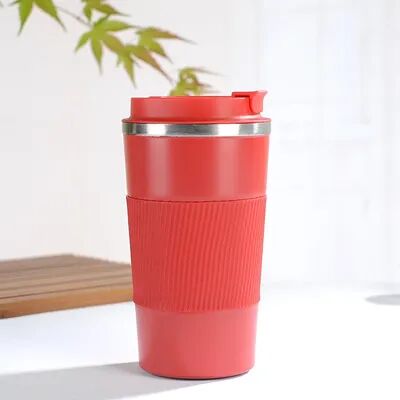 Retailers Go Stainless Steel Reusable Coffee Cup Reusable Travel Coffee Mug For Office & Car red 510ml