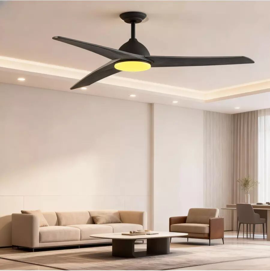 Ignip VENT SOFF 3 PALE 132CM LEGNO GRIGIO C/LUCE