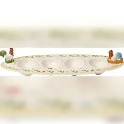 Villeroy & Boch Spring Awakening Ei-Boot Hahn & Henne