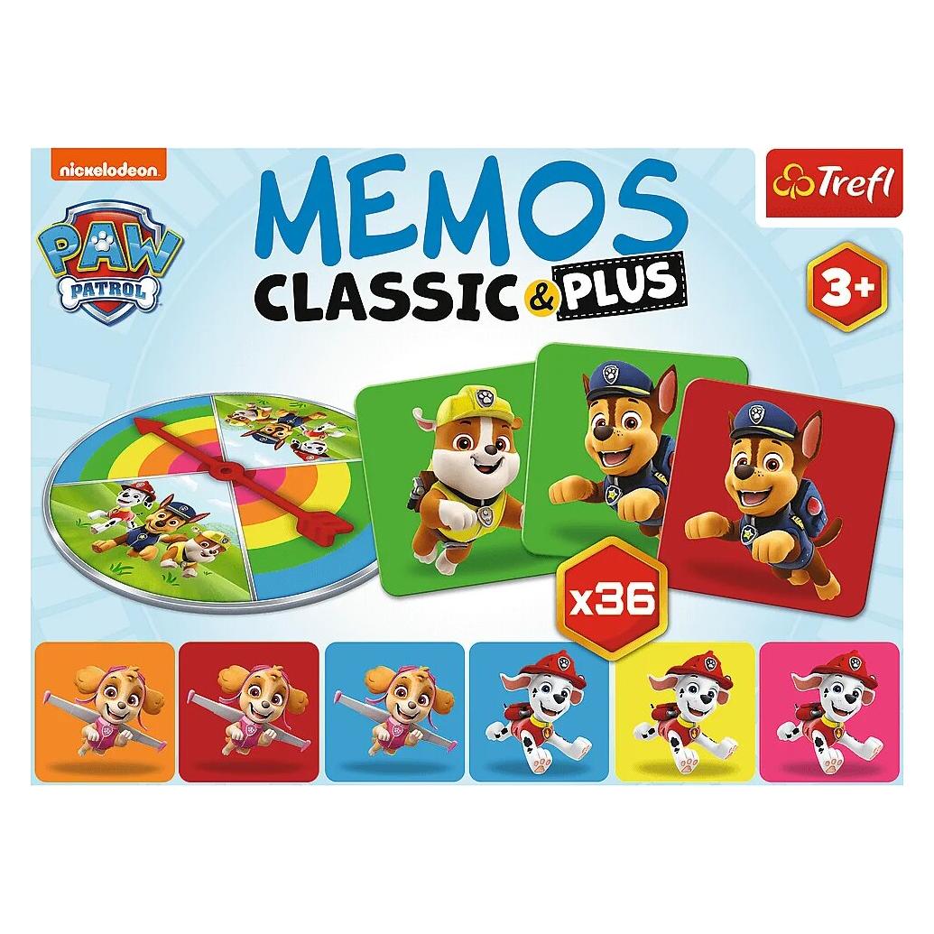 Paw Patrol TREFL Memory Game "Patrol Puppies" (Deutsch, Englisch, 1 - 4 Spieler) (2269)