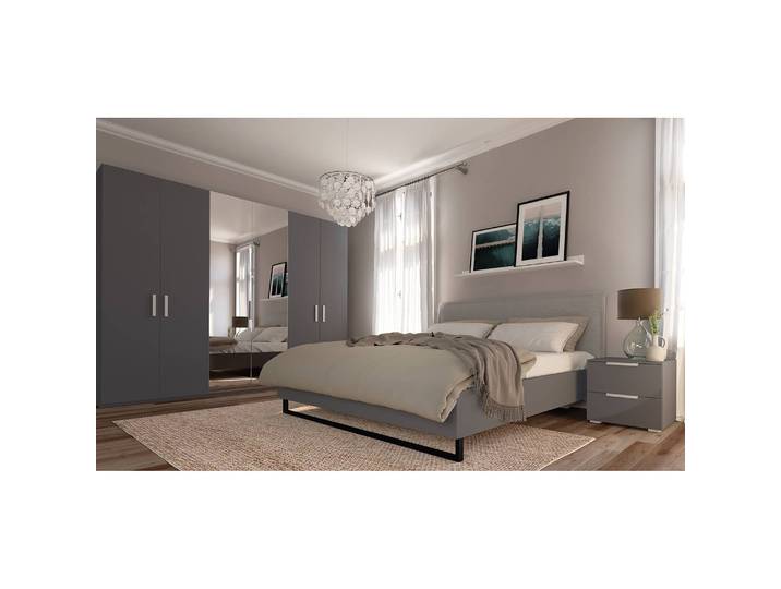 Armoire pure reflect 270 x 222cm Gris/Graphite
