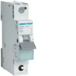 Hager MBS106 B6 Einbauautomat 1p Quick Connect