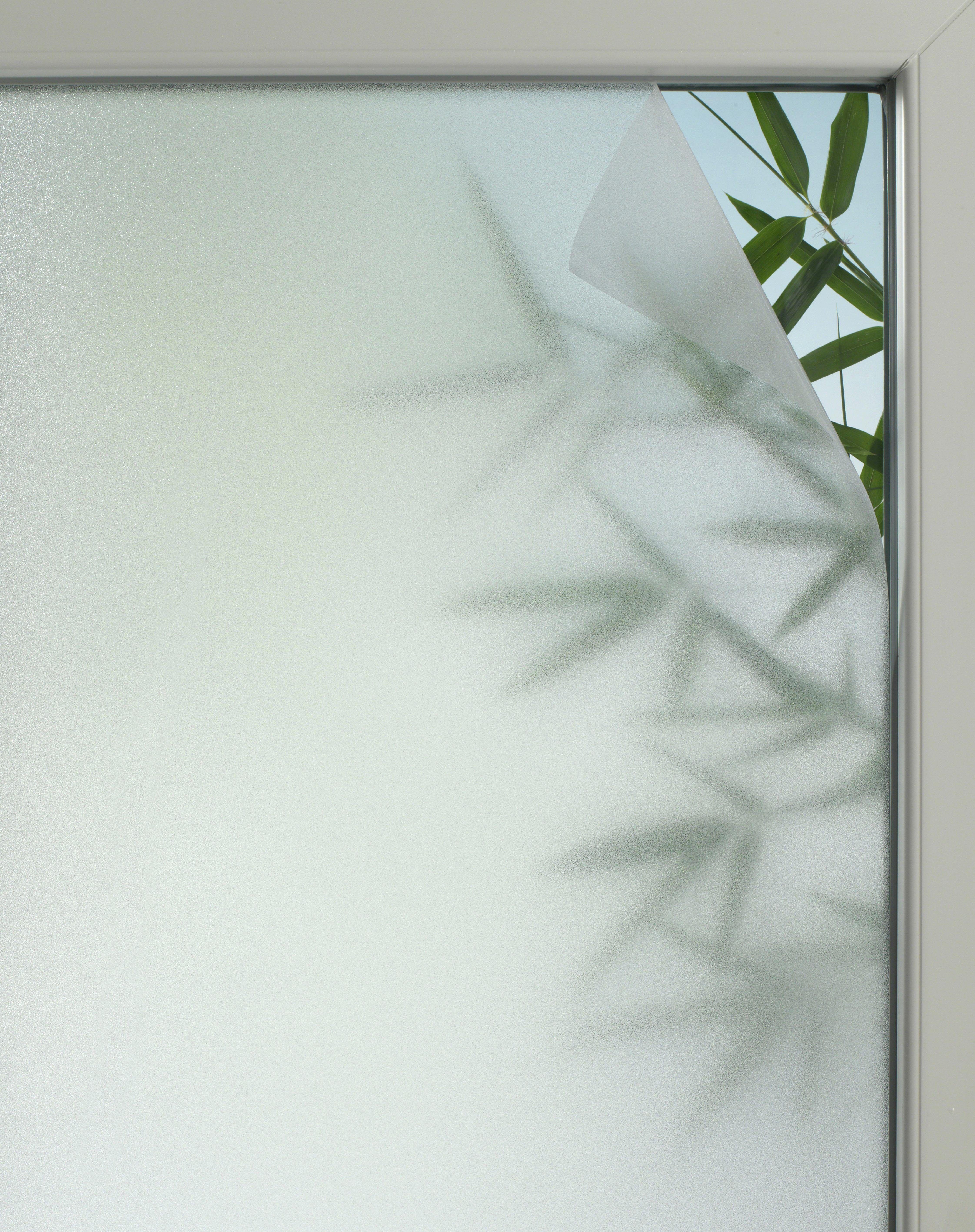 Fensterfolie GARDINIA "Privacy 50" Gr. 2, transparent (halbtransparent), B:67,5cm L:150cm, PVC, Fensterfolien, Fensterfolie, 85% UV-Schutz halbtransparent B/L: 67,5cm x 150cm