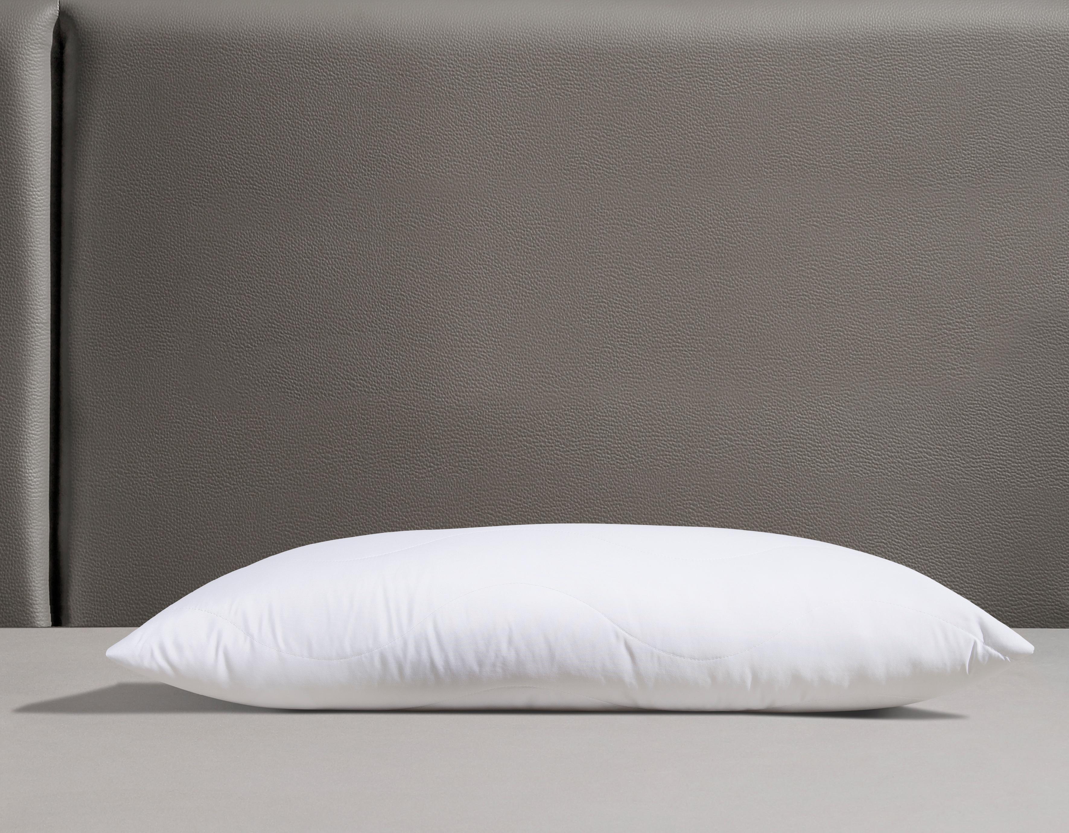 Nackenstützkissen JEKATEX "Visko, Kissen ist Hausstauballergiker geeignet", weiss (weiß), B:40cm H:18cm L:80cm, Bezug: 100% Polyester, Kopfkissen, Nackenstützkissen, Kopfkissen 40x80 cm, Optimale Stützkraft für Kopf- & Nackenbereich weiß B/H/L: 40cm x 18c