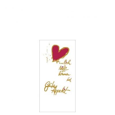 DUNI Zelltuch-Serviette 33x33 cm 1/8 F. Guten Appetit