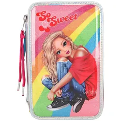 Depesche TOPModel 3-Fach Federtasche CHERRY BOMB HOLO
