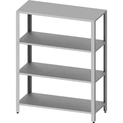 Stalgast Regal ECO mit glatten Böden 1400x600x1800 mm, Selbstmontage