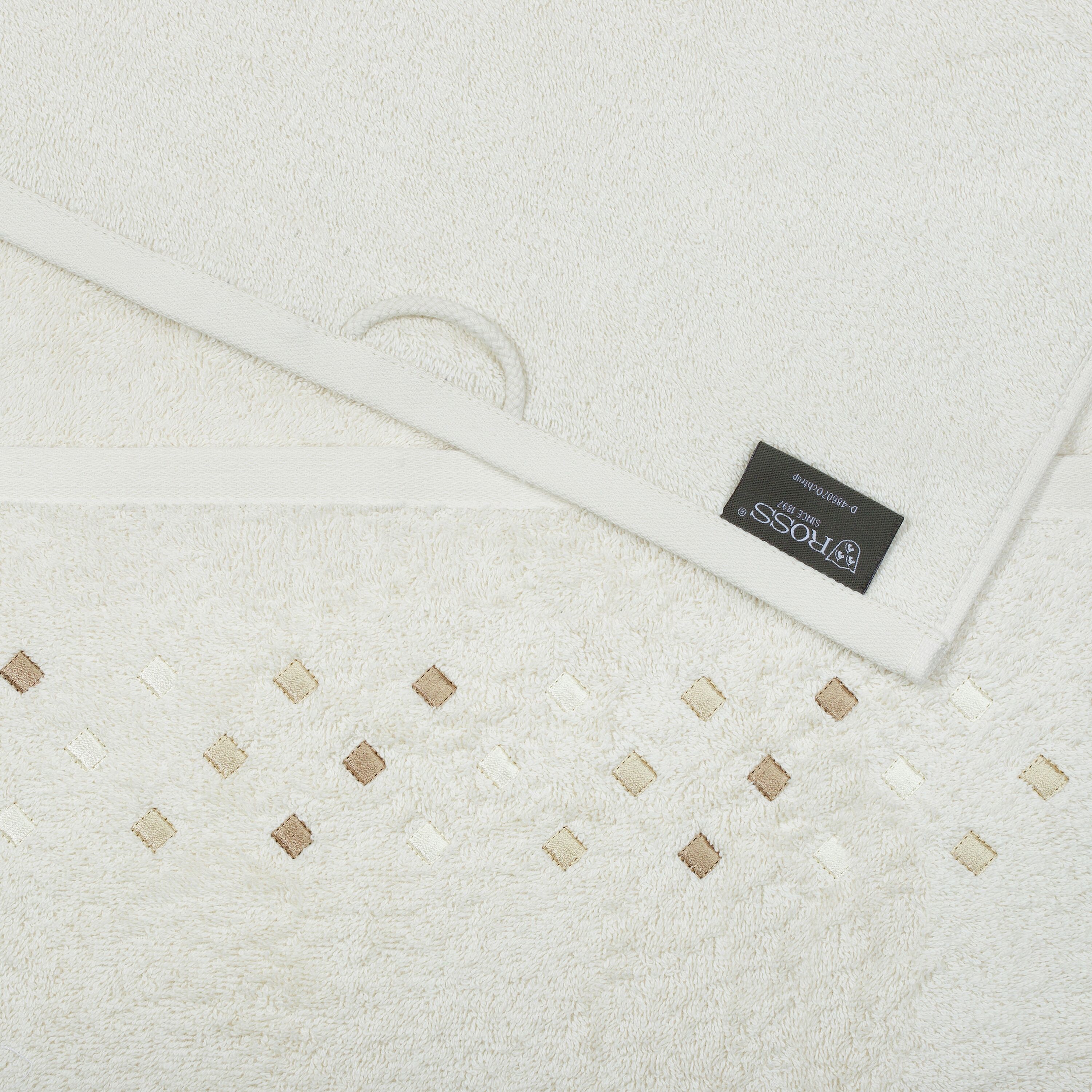 Duschtuch ROSS "Stoneline", beige (natur), B:70cm L:140cm, Frottier, Baumwolle, Handtücher, Duschtuch, aus feinster Baumwolle natur B/L: 70cmx140cm, 1 Stk., Frottier