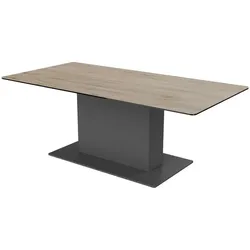 Arteca Couchtisch Isola Keramik Braun Eiche