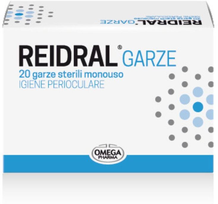 OMEGA PHARMA SpA REIDRAL Garze Sterili, 20 Garze