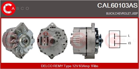 Casco Generator Cal60103as