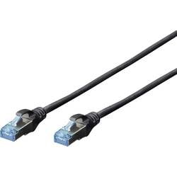 Digitus DK-1531-030/BL RJ45 Patchkabel CAT 5e SF/UTP 3.00 m Schwarz 1 St.