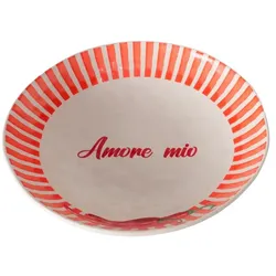 2er-Set BOLTZE Schale Rosso 1500 ml Keramik Rot