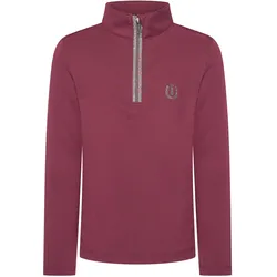 Imperial Riding Kinder Funktionsshirt langarm IRHAbby Fig bordeaux rot, Größe: 140