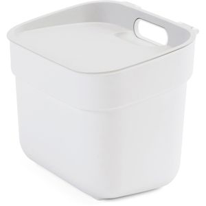 Curver Mülleimer Ready to collect, weiß, aus Kunststoff, geruchssicher, 5 Liter