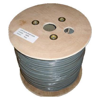Datacom UTP drát CAT5E PVC cívka šedý (UTP, CAT5e, 500 m) (1102)