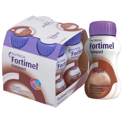Fortimel Compact 2.4 Schokoladengeschmack 8x4x125 ml Flüssigkeit