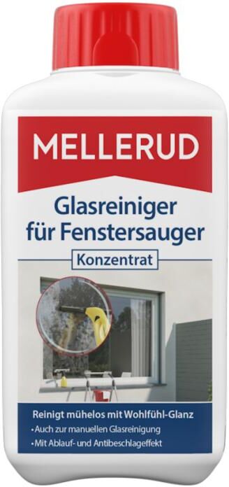 MELLERUD Glasreiniger für Fenstersauger Konzentrat, 500 ml Flasche
