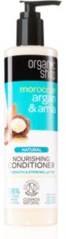Organic Shop Natural Moroccan Argan & Amla condicionador nutritivo para cabelo danificado e pintado 280 ml. Natural Moroccan Argan & Amla