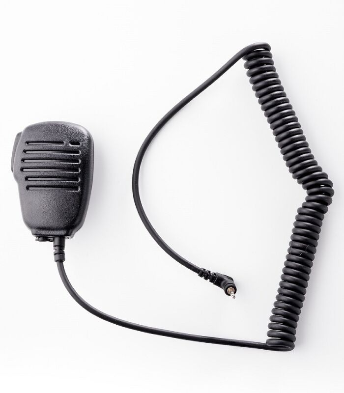Micro haut-parleur pour Dynascan F-15 Microphone haut-parleur avec prise jack 2,5 et PTT avec pince-cravate pour Dynascan F-15.