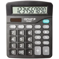 GENIE Tischrechner 225 BD schwarz