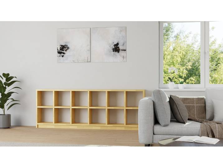 Votre meuble de rangement de dossiers pour votre bureau Hêtre Naturel huilé