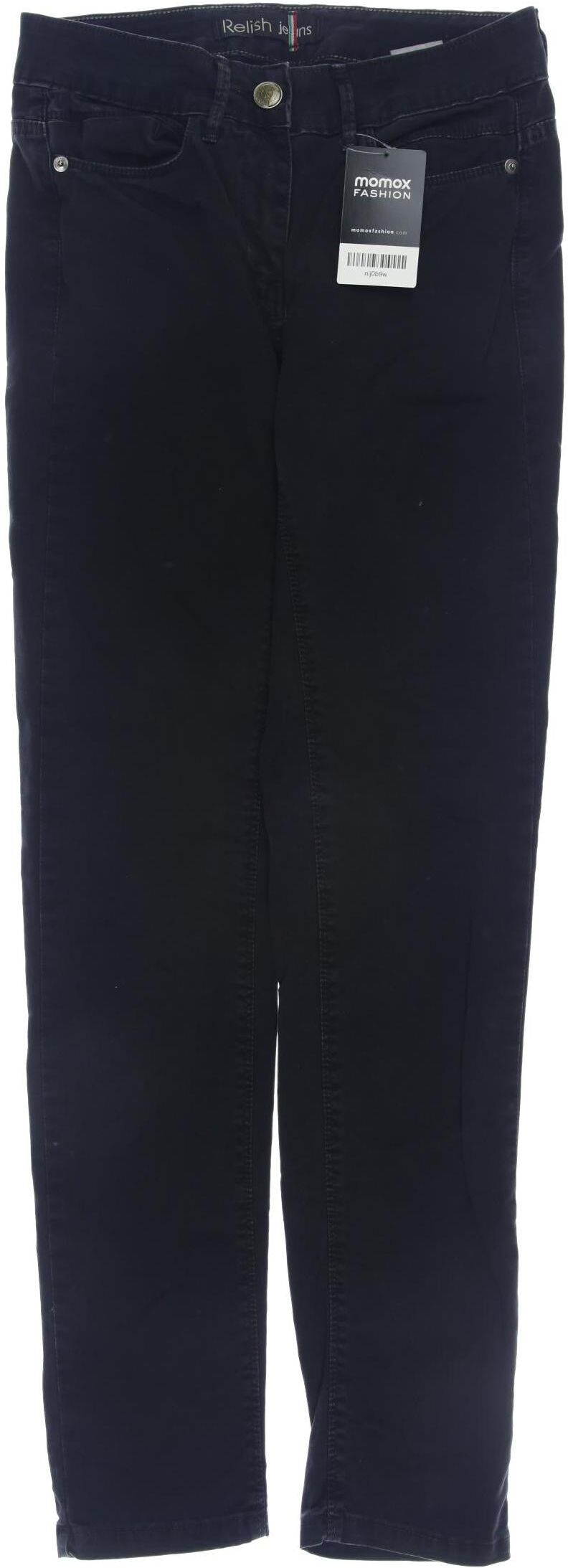 Relish Damen Jeans, Schwarz, Gr. W26, Baumwolle / Elasthan - Second Hand