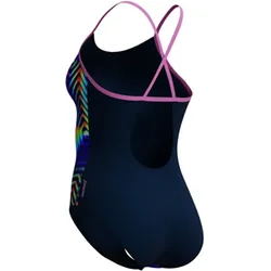 SPEEDO Womens Digital Fixed Crossback Pahala Geo - True Navy - 36