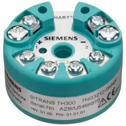 Siemens 7NG32120AN00 Temperaturmessumformer SITRANS TH300 für den Einbau im Anschlusskopf Zweileitertechnik 4 ... 20 mA, kommunikationsfähig nach HART