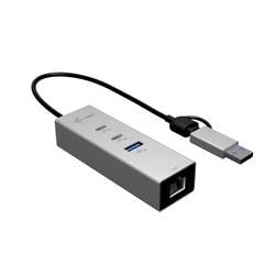 i-tec USB-Hub I-TEC USB-C/A Metal HUB 3 Port 2,5GLAN CAMETALG325HUB