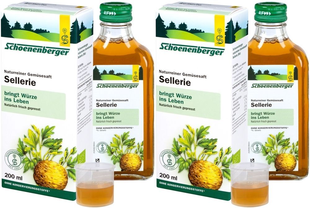 Sellerie Schoenenberger Bio 2x 2x200 ml Saft