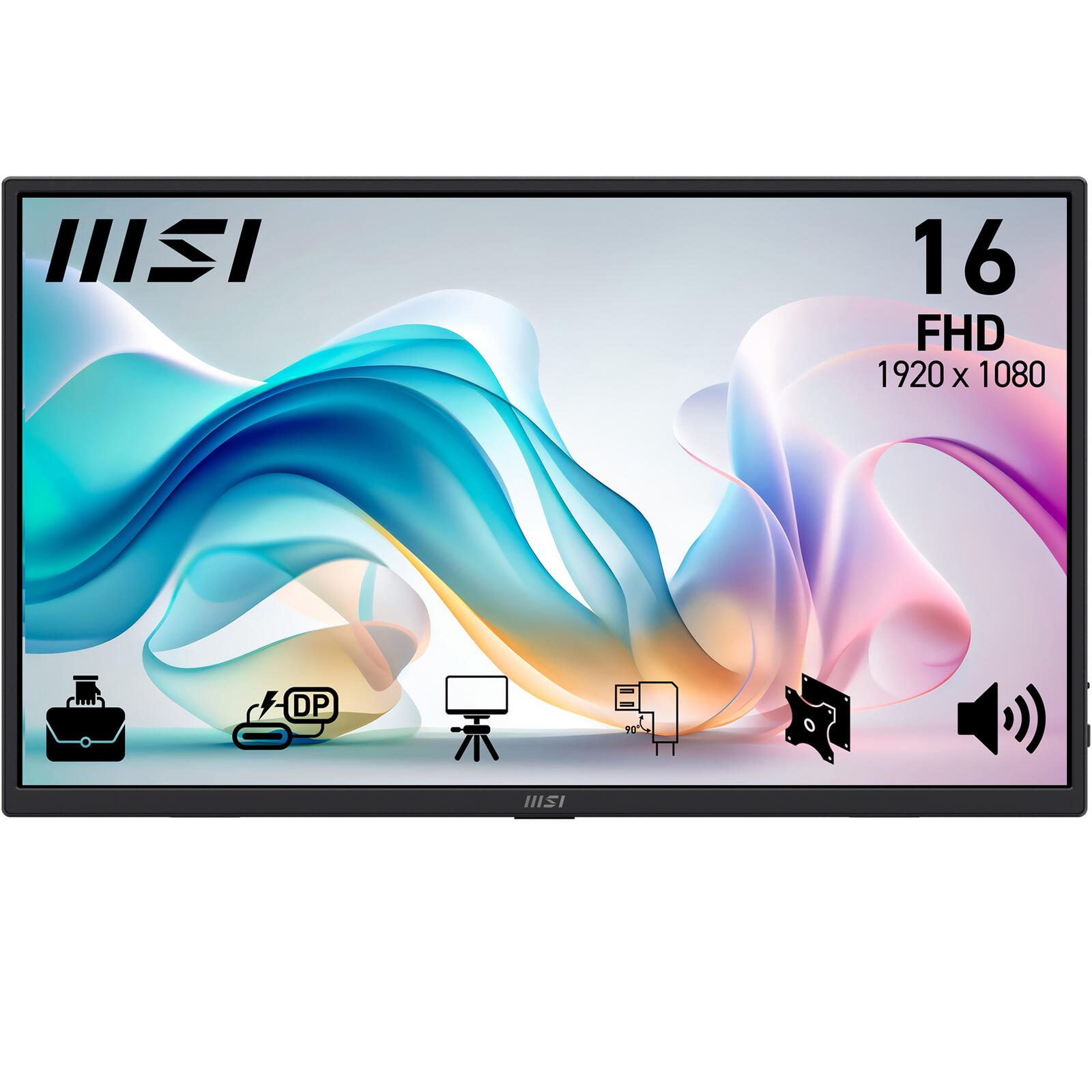 MSI PRO MP165DE E6 Mobiler Monitor 40,6 cm (16") 9S6-3PE50M-002