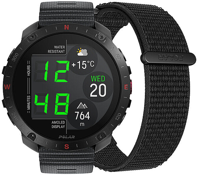 POLAR Fitness-Smartwatch Grit X2 Pro schwarz B