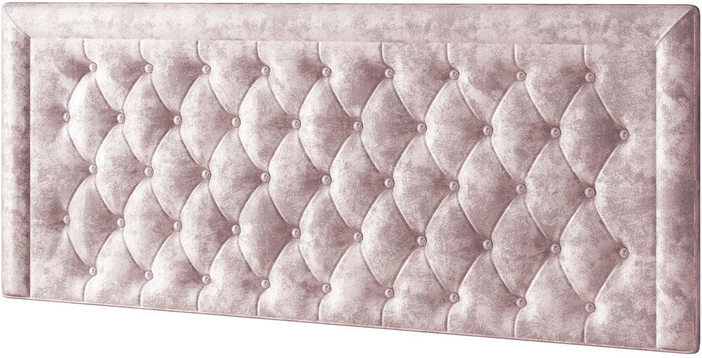 Rosdorf Park Scarborough Upholstered Panel Headboard Pink Super King (6')