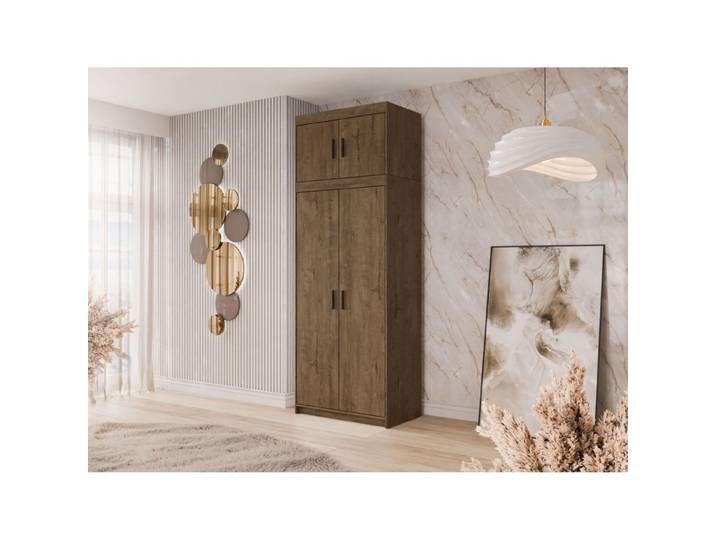 Kleiderschrank 2 tuerig Melen 2D + Schrankaufsatz
