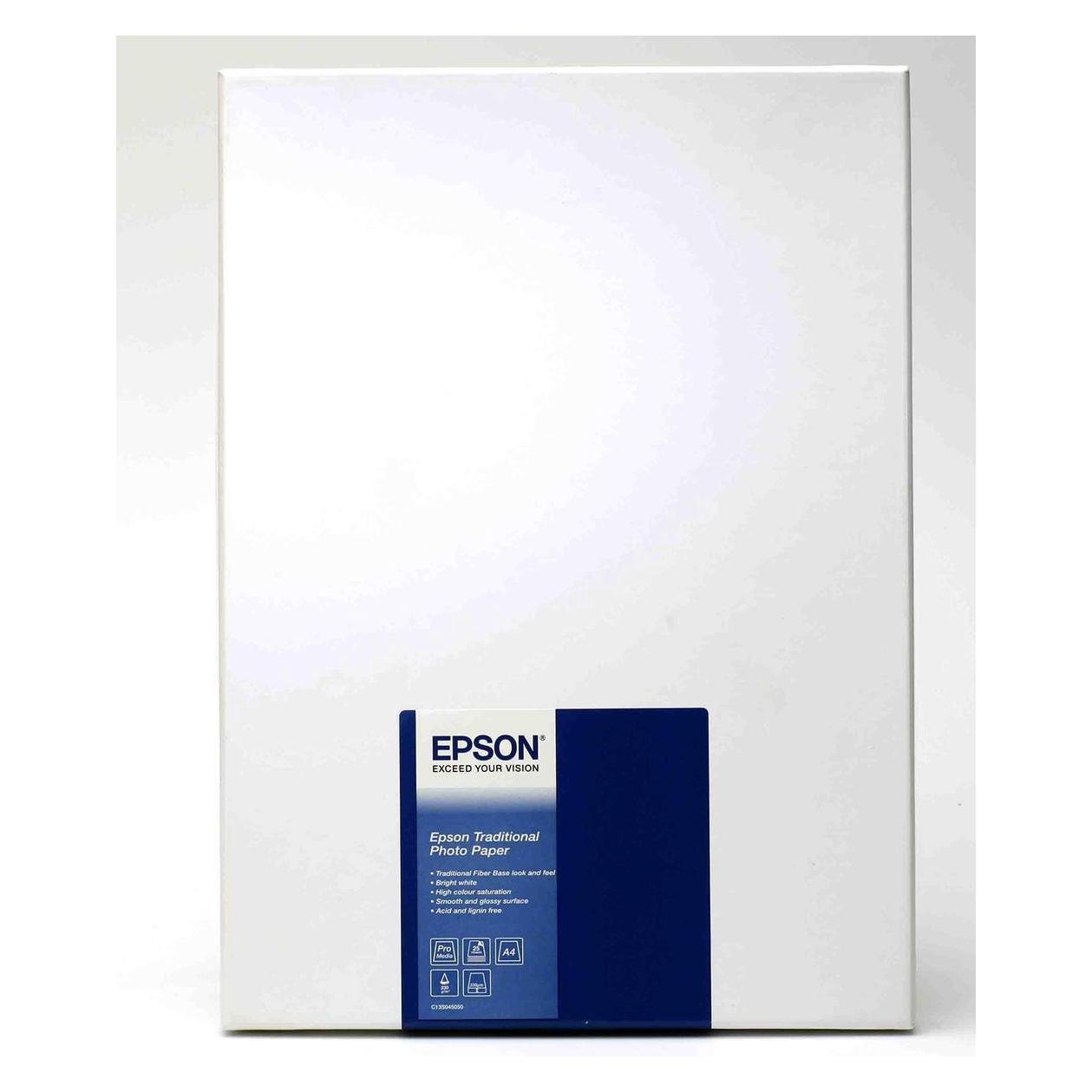 Epson Traditional Foto Papier (330 g/m², A4, 25 Stk.) (C13S045050)