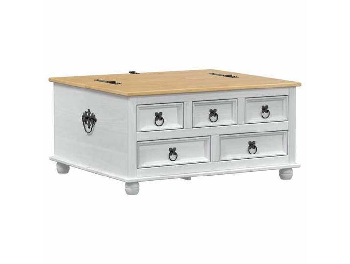 Style minimaliste - Banc de rangement - storage box avec tiroir Blanc 90x78x45cm Pin massif df4448452