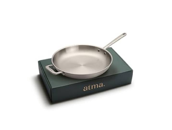 Atma - La Bonne Poêle Pfanne Edelstahl 32 cm - 3-lagig - PFAS- & PTFE-frei
