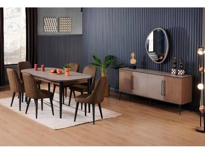 JVmoebel Esszimmer-Set Billardtisch aus Holz mit eleganter Oberfläche