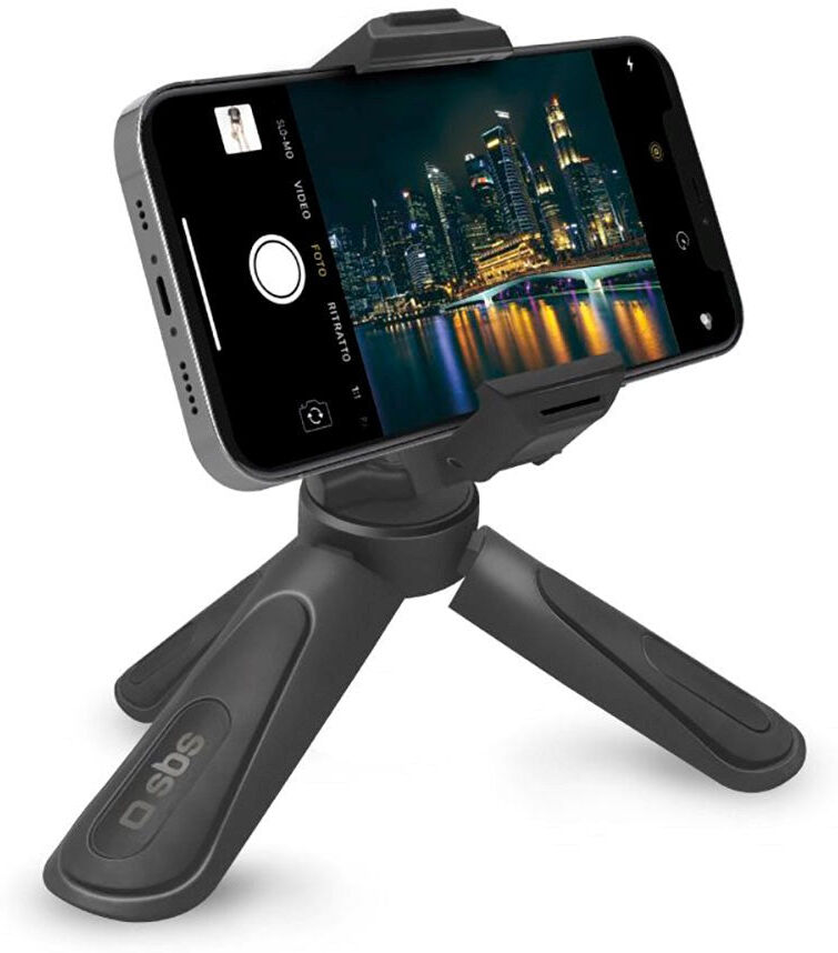 SBS Tripod Pro Stativ til Smartphone - Maks Mobil: 55 - 88mm - Sort