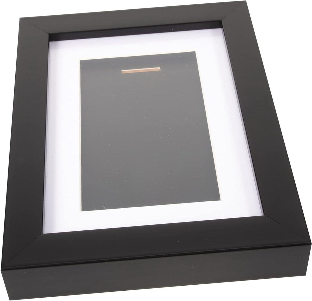 Fotolijst Medaille Houder en Badge Display van Hout en Glas - B/D/H: 20,8 x 15,7 x 3 cm