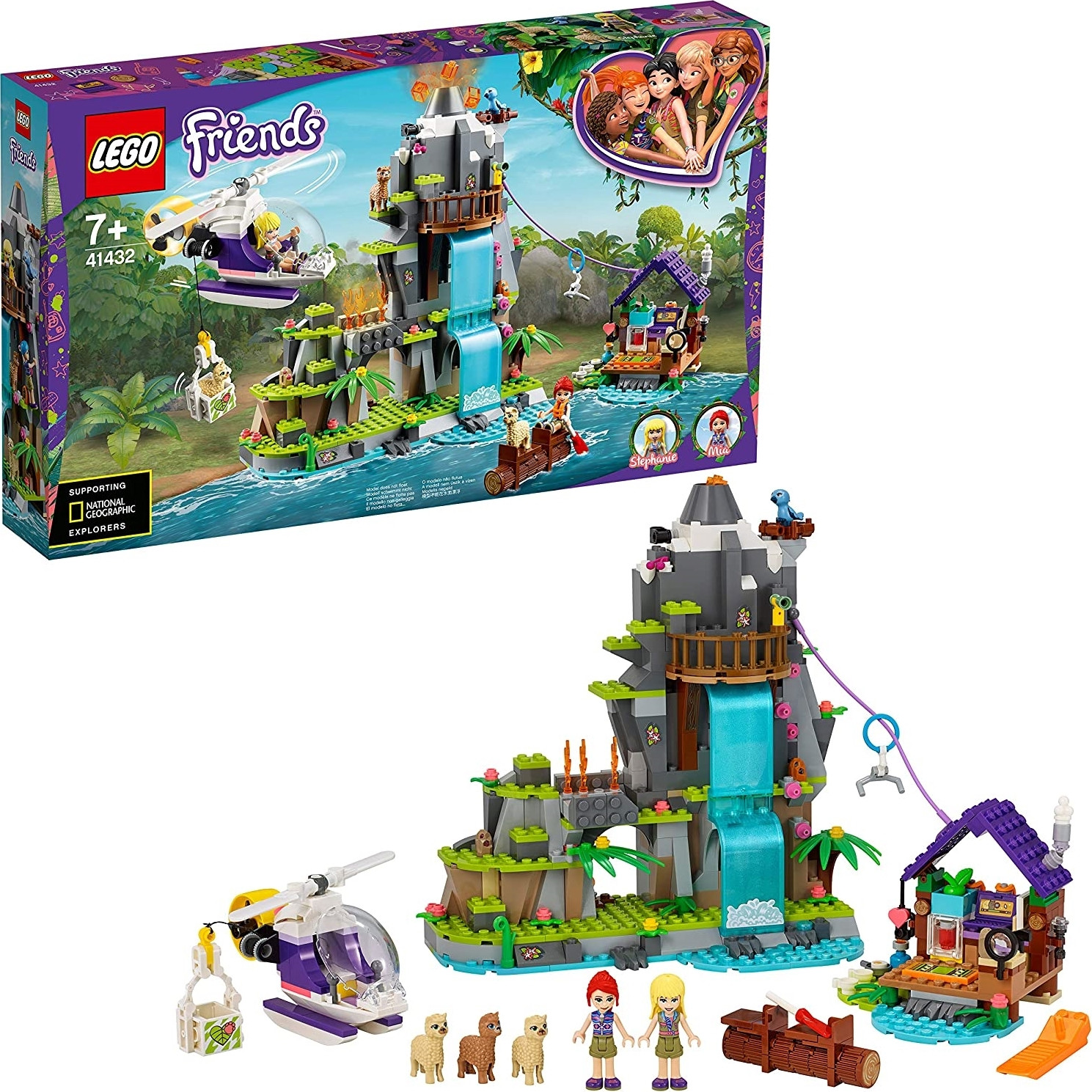LEGO Friends 41432 Alpaca-redding in de jungle