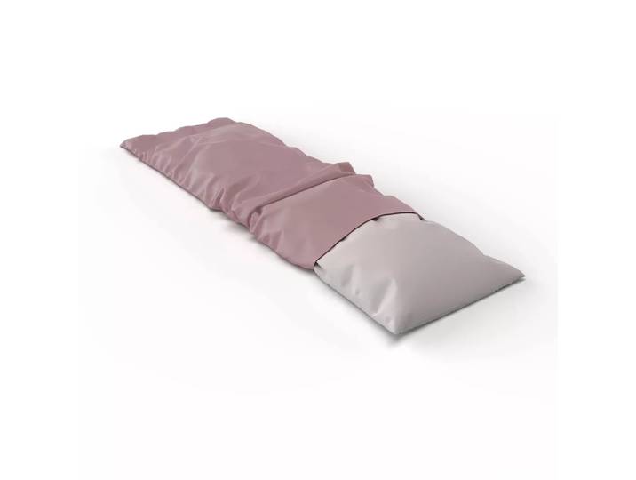 Lotus Bettwaren - Lotus Seitenschläfer Kissenbezug Satin uni, Satin uni Seitenschläfer Kissenbezug, 40 x 130 cm, Malvenfarben