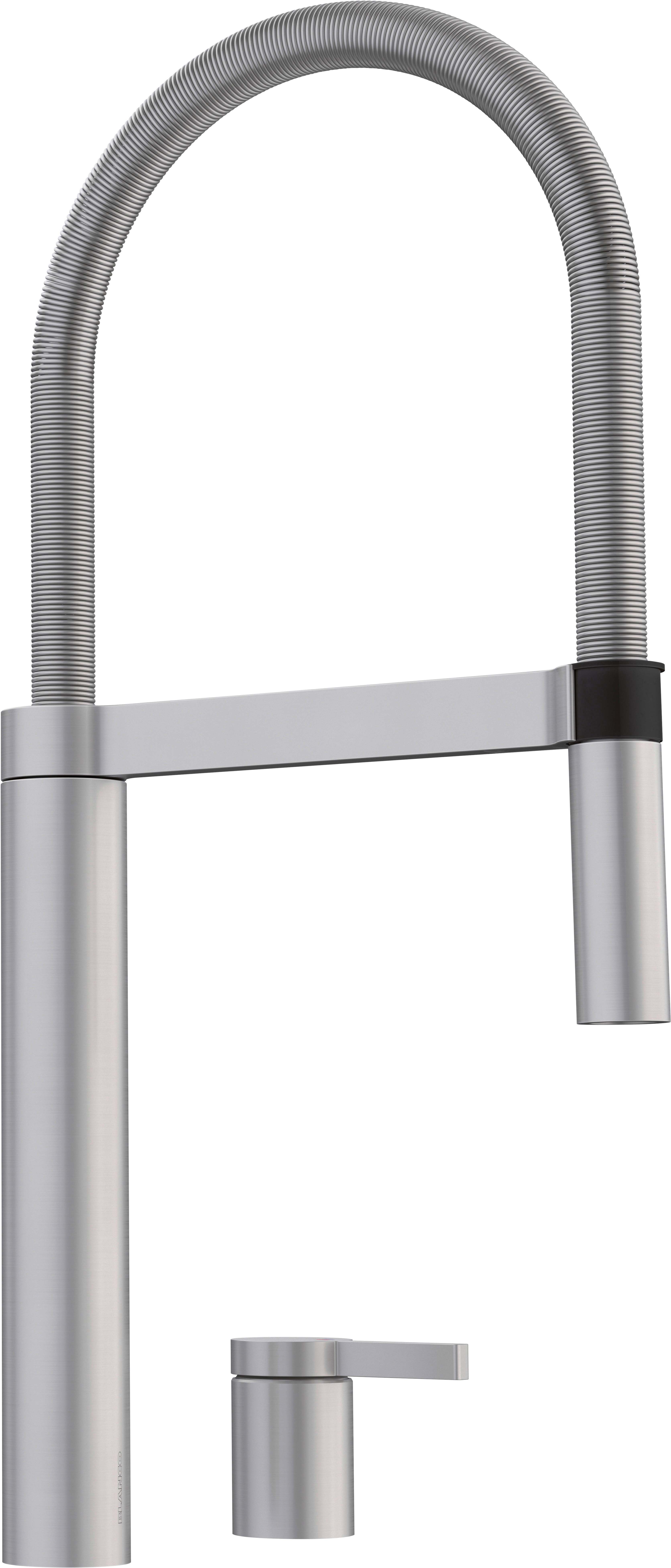 Blanco Culina S Duo robinet de cuisine 519784 haute pression, avec flexible de Inox , Inox mat