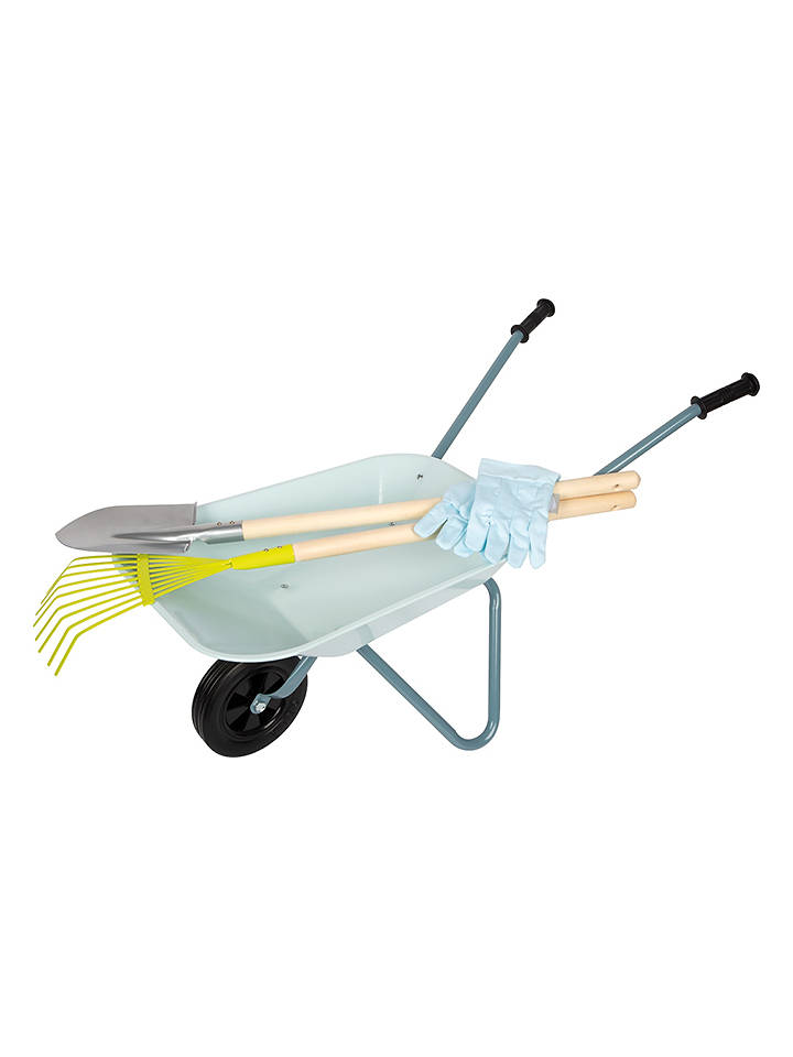 small foot Schubkarre mit Gartenwerkzeug - ab 3 Jahren - onesize